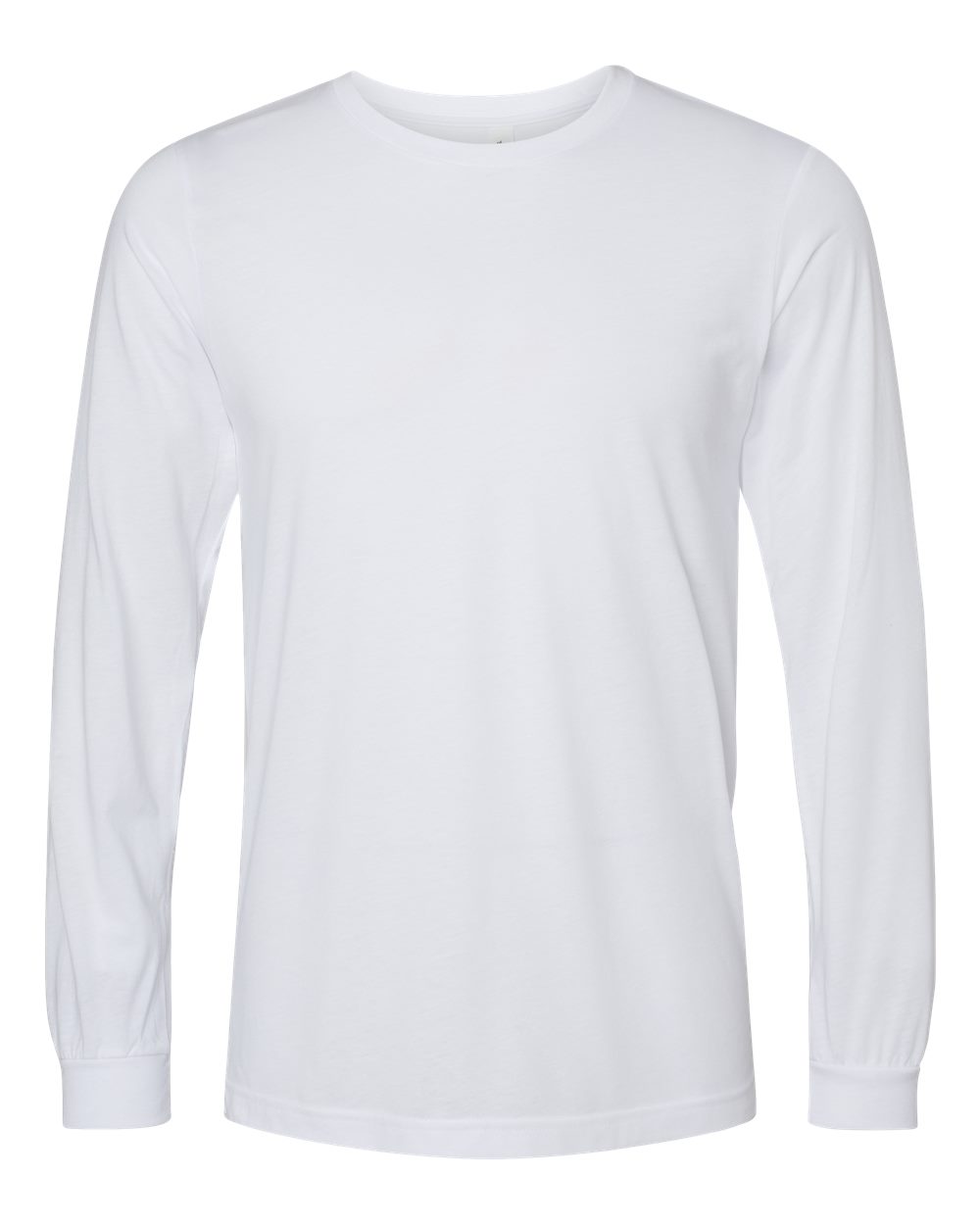 BELLA + CANVAS 3513, T-Shirts - Long Sleeve, Solid White Triblend