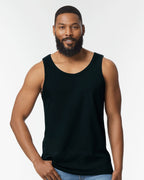 Gildan 64200, Unisex Softstyle Tank Top, Black