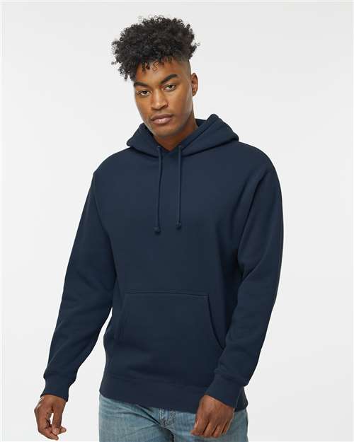 Independent Trading Co. IND4000, Unisex Heavyweight Hooded Sweatshirt, Navy