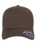 Flexfit 110M, 8128 110 Mesh-back Cap, Brown/ Khaki