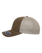 Flexfit 110M, 8128 110 Mesh-back Cap, Coyote Brown/ Khaki