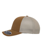 Flexfit 110M, 8128 110 Mesh-back Cap, Caramel/ Khaki