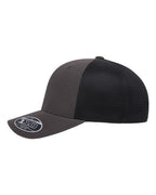 Flexfit 110M, 8128 110 Mesh-back Cap, Charcoal/ Black