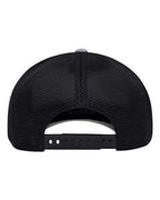 Flexfit 110M, 8128 110 Mesh-back Cap, Heather Grey/ Black