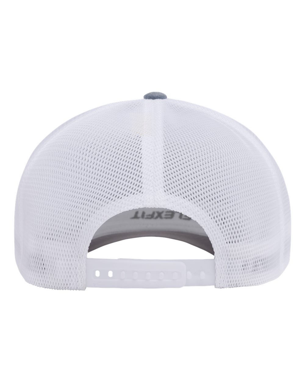Flexfit 110M, 8128 110 Mesh-back Cap, Heather Grey/ White