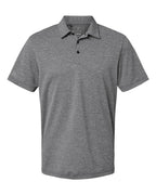 Adidas A582, Men's Heathered Polo, Black Melange