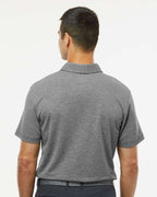 Adidas A582, Men's Heathered Polo, Black Melange