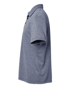 Adidas A582, Men's Heathered Polo, Collegiate Navy Melange