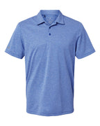 Adidas A582, Men's Heathered Polo, Collegiate Royal Melange