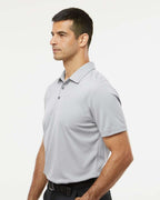 Adidas A582, Men's Heathered Polo, Grey Two Melange