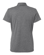 Adidas A583, Women's Heathered Polo, Black Melange