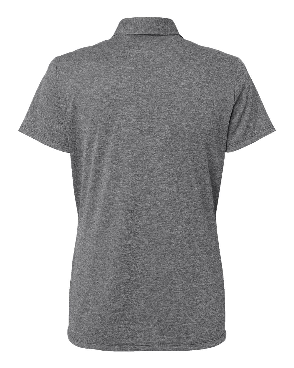 Adidas A583, Women's Heathered Polo, Black Melange