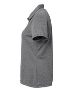 Adidas A583, Women's Heathered Polo, Black Melange