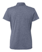 Adidas A583, Women's Heathered Polo, Collegiate Navy Melange
