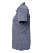 Adidas A583, Women's Heathered Polo, Collegiate Navy Melange