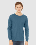 BELLA + CANVAS 3501CVC, T-Shirts - Long Sleeve, Athletic Heather