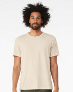 BELLA + CANVAS 3001CVC, T-Shirts - Premium, Heather Oatmeal
