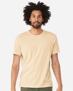 BELLA + CANVAS 3001CVC, T-Shirts - Premium, Heather Soft Cream