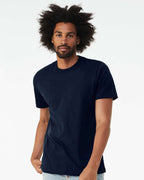 BELLA + CANVAS 3001CVC, T-Shirts - Premium, Solid Navy Blend