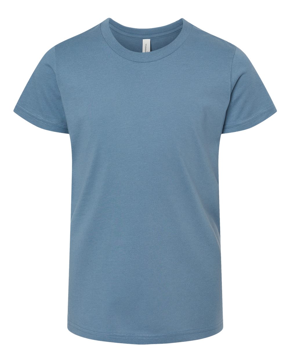 BELLA + CANVAS 3001Y, T-Shirts - Premium, Steel Blue