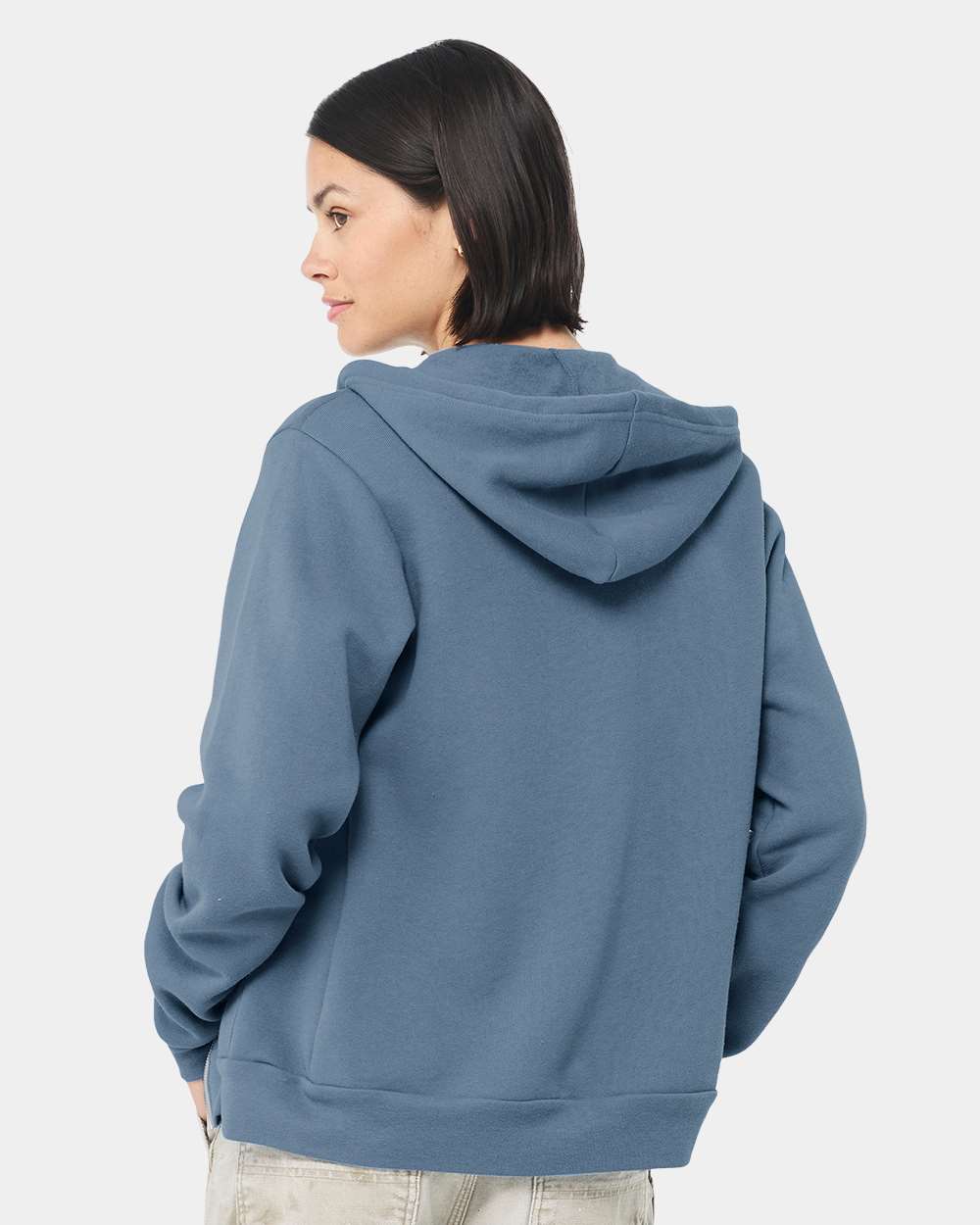 BELLA + CANVAS 3739, Fleece - Premium - Hood, Steel Blue