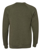 BELLA + CANVAS 3901, Fleece - Premium - Crew, Heather Olive