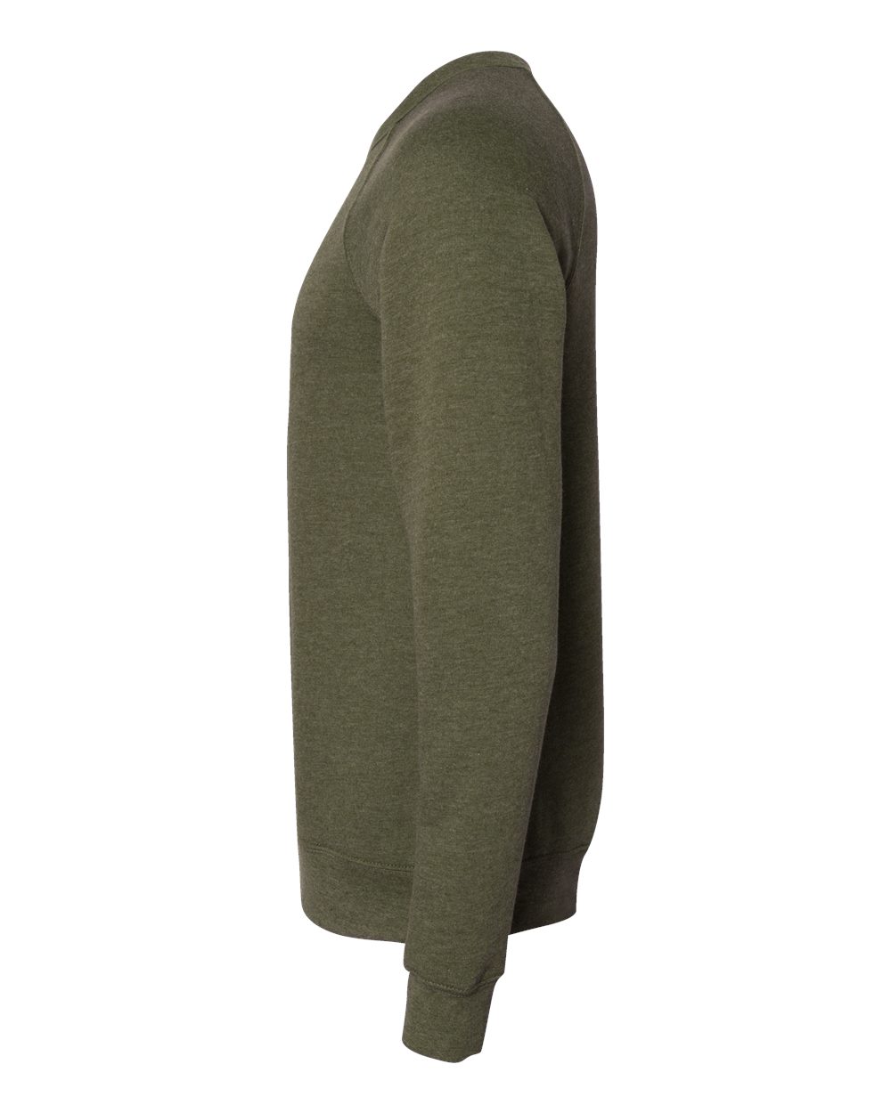 BELLA + CANVAS 3901, Fleece - Premium - Crew, Heather Olive