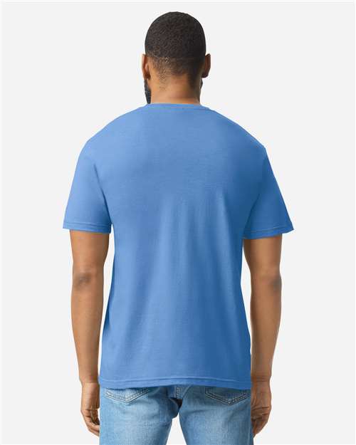 Gildan 8906, 64000cvc Unisex Softstyle Cvc T-shirt, Carolina Blue Mist
