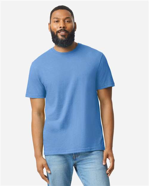 Gildan 8906, 64000cvc Unisex Softstyle Cvc T-shirt, Carolina Blue Mist