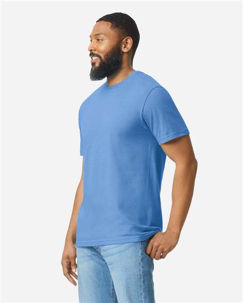 Gildan 8906, 64000cvc Unisex Softstyle Cvc T-shirt, Carolina Blue Mist