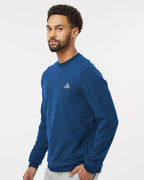 Adidas A586, Men's Terry Loop Crewneck Sweatshirt, Collegiate Navy