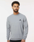 Adidas A586, Men's Terry Loop Crewneck Sweatshirt, Grey Three