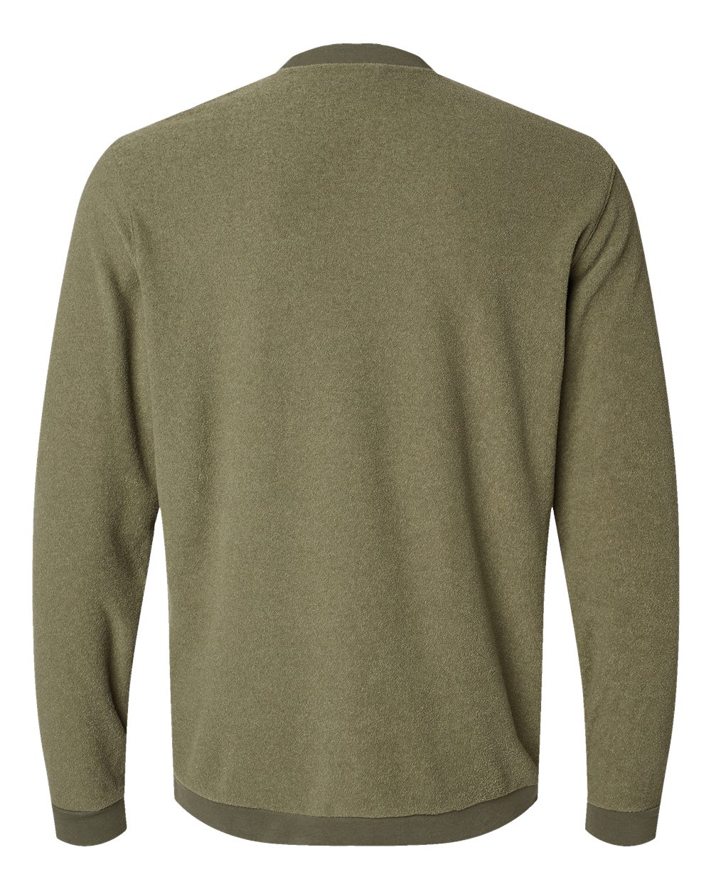 Adidas A586, Men's Terry Loop Crewneck Sweatshirt, Olive Strata