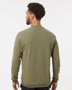 Adidas A586, Men's Terry Loop Crewneck Sweatshirt, Olive Strata