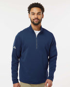 Adidas A588, Men's Spacer Quarter-zip Pullover, Collegiate Navy