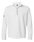 Adidas A588, Men's Spacer Quarter-zip Pullover, Core White