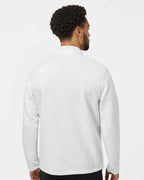 Adidas A588, Men's Spacer Quarter-zip Pullover, Core White