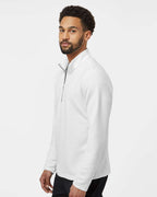 Adidas A588, Men's Spacer Quarter-zip Pullover, Core White