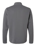 Adidas A588, Men's Spacer Quarter-zip Pullover, Grey Five