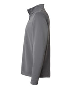 Adidas A588, Men's Spacer Quarter-zip Pullover, Grey Five