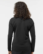 Adidas A589, Women's Spacer Quarter-zip Pullover, Black