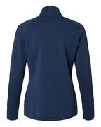 Adidas A589, Women's Spacer Quarter-zip Pullover, Collegiate Navy