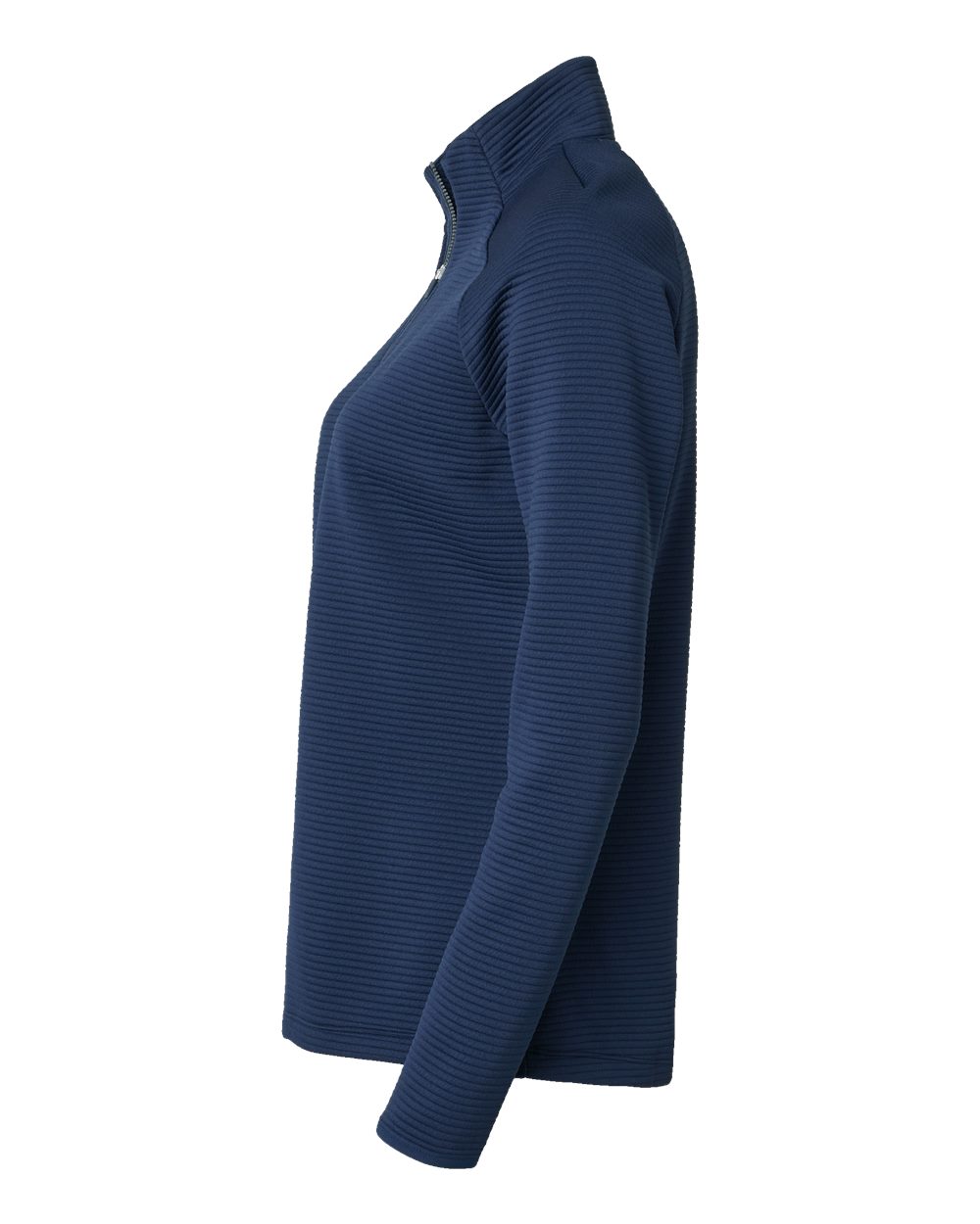 Adidas A589, Women's Spacer Quarter-zip Pullover, Collegiate Navy