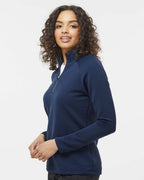 Adidas A589, Women's Spacer Quarter-zip Pullover, Collegiate Navy