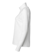 Adidas A589, Women's Spacer Quarter-zip Pullover, Core White