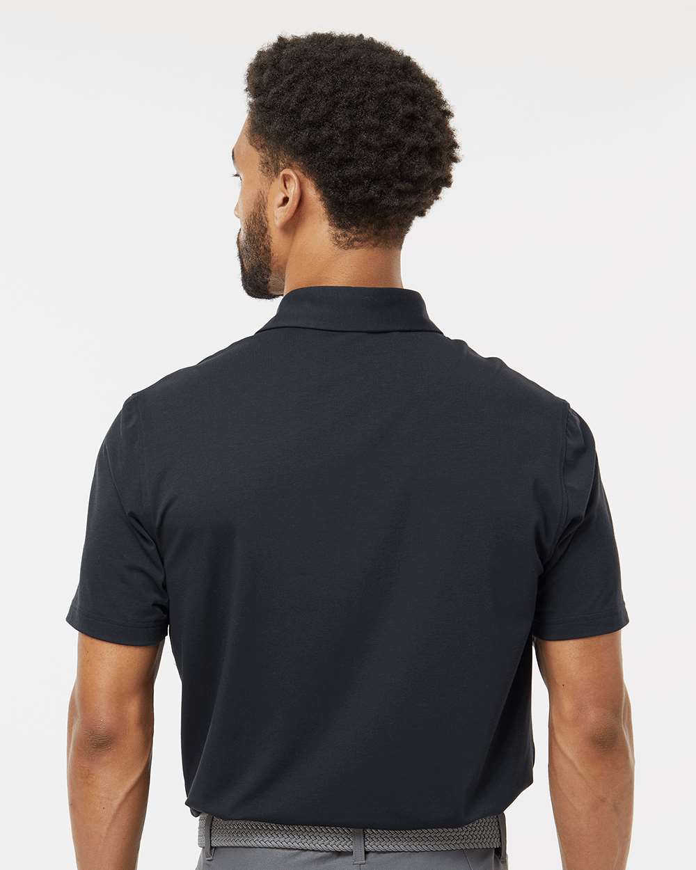 Adidas A590, Men's Blended Polo, Solid Black