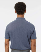 Adidas A590, Men's Blended Polo, Collegiate Navy Melange