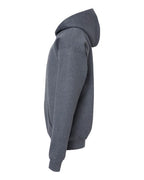 Gildan 11668, Sf500b Youth Softstyle Midweight Hooded Sweatshirt, Dark Heather