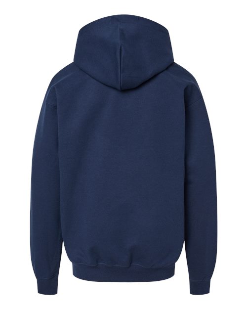 Gildan 11668, Sf500b Youth Softstyle Midweight Hooded Sweatshirt, Navy