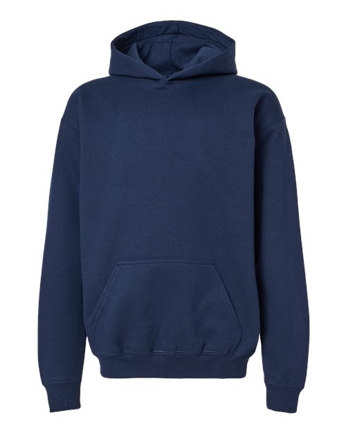 Gildan 11668, Sf500b Youth Softstyle Midweight Hooded Sweatshirt, Navy